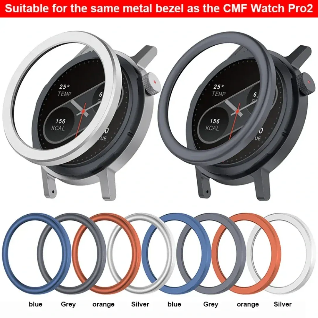 CMF Watch Pro 2 Aluminum Bezel Rings — Silver