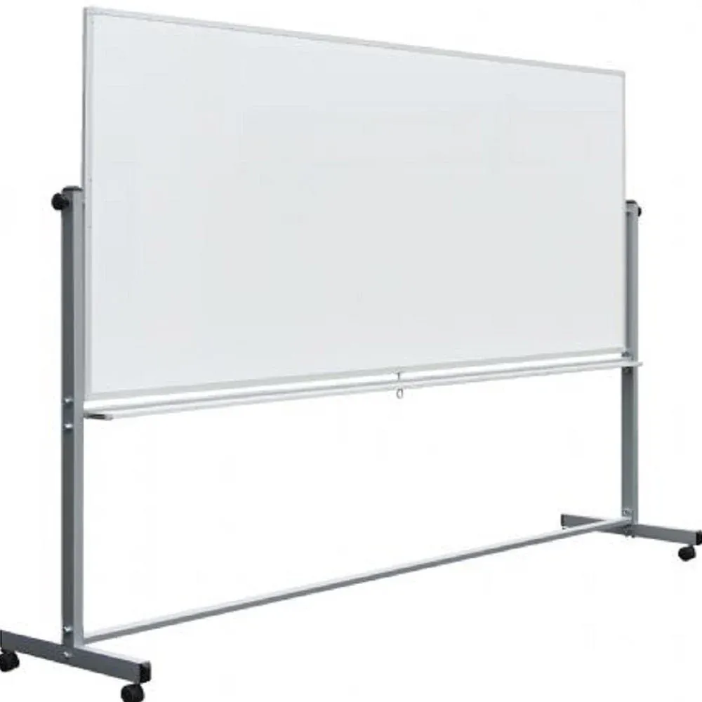 Double Sided Magnetic Whiteboard 90x180cm