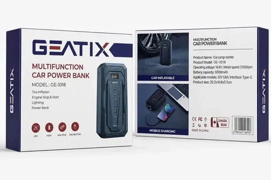 Geatix GE-1018 Jump Starter & Tire Inflator