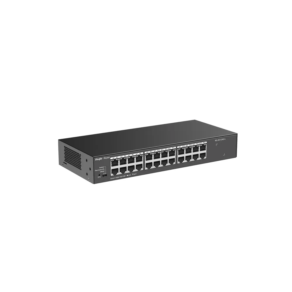 24-Port 10/100/1000 Mbps Unmanaged Non-PoE Switch