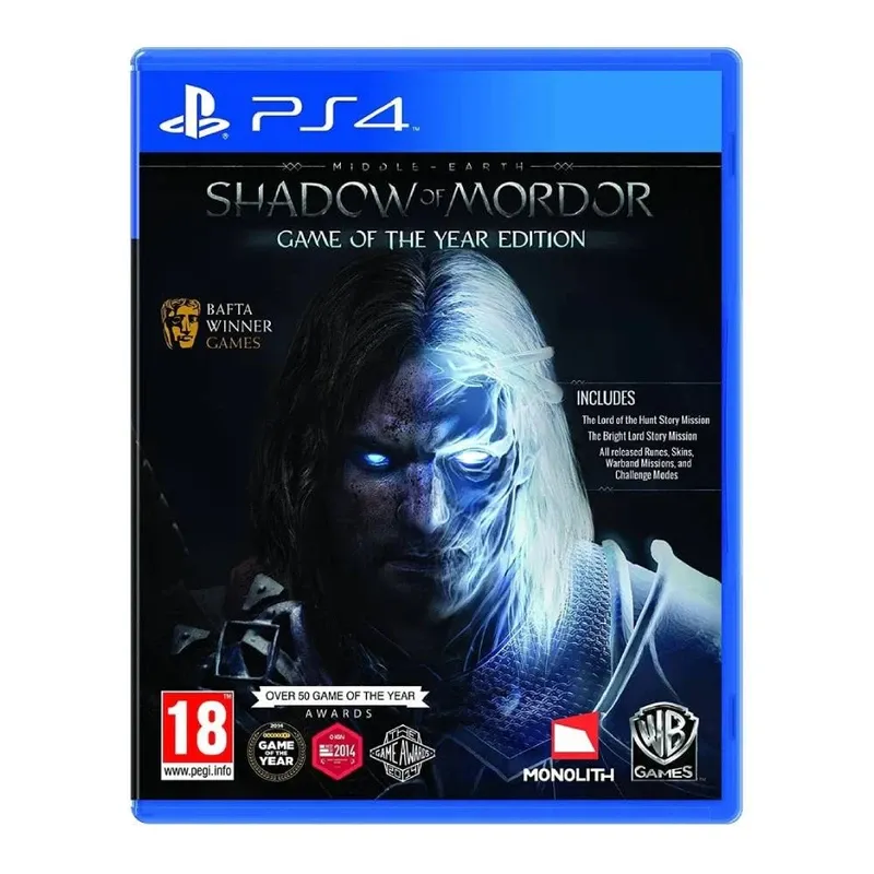 PS4 Middle-Earth: Shadow of Mordor - Game of the Year Ed. - PlayStation 4