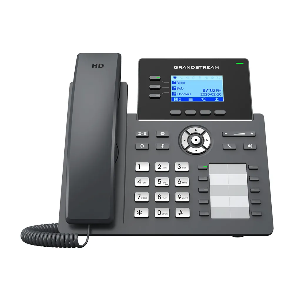 3-Line Essential IP Phone Designed for Mass Deployment and Easy Management