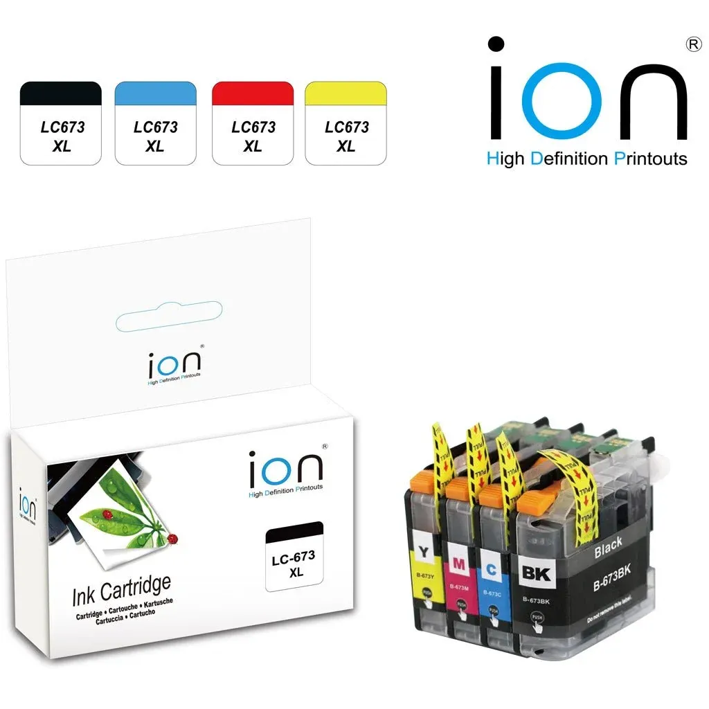 ION LC673 BROTHER COMPATIBLE INK — CYAN