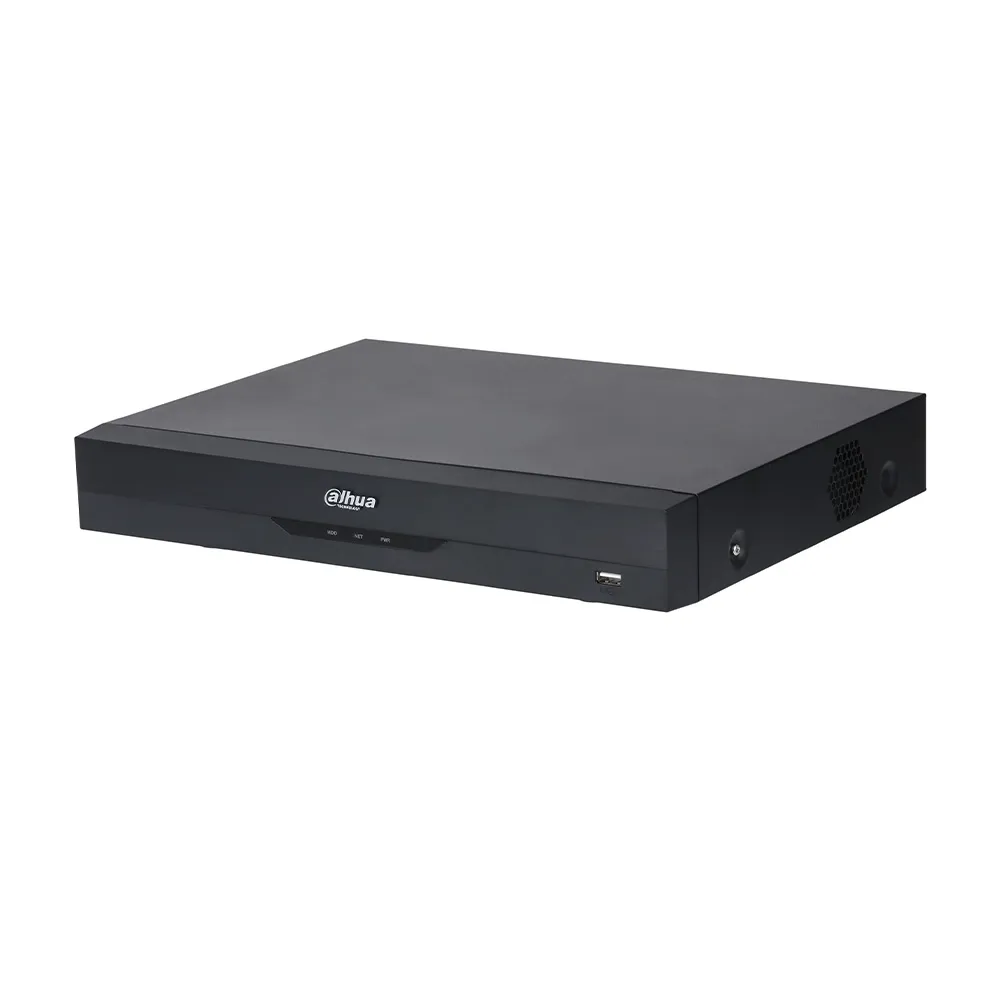 16 Channels Penta-brid 4K-N/5MP Mini 1U 1HDD WizSense Digital Video Recorder
