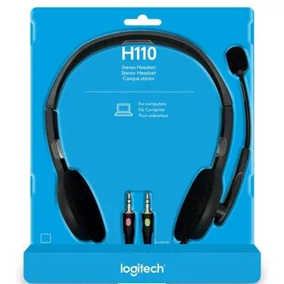 LOGITECH H110 2 JACKS HEADSET