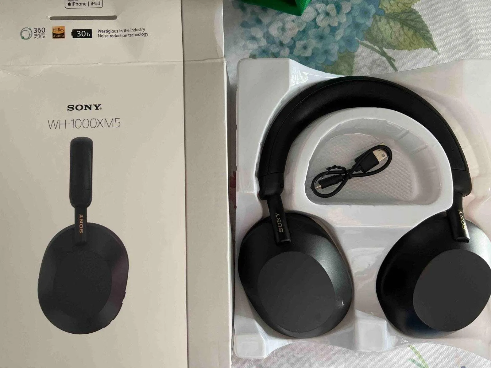 Sony WH-1000XM5 Wireless Headphones — Red