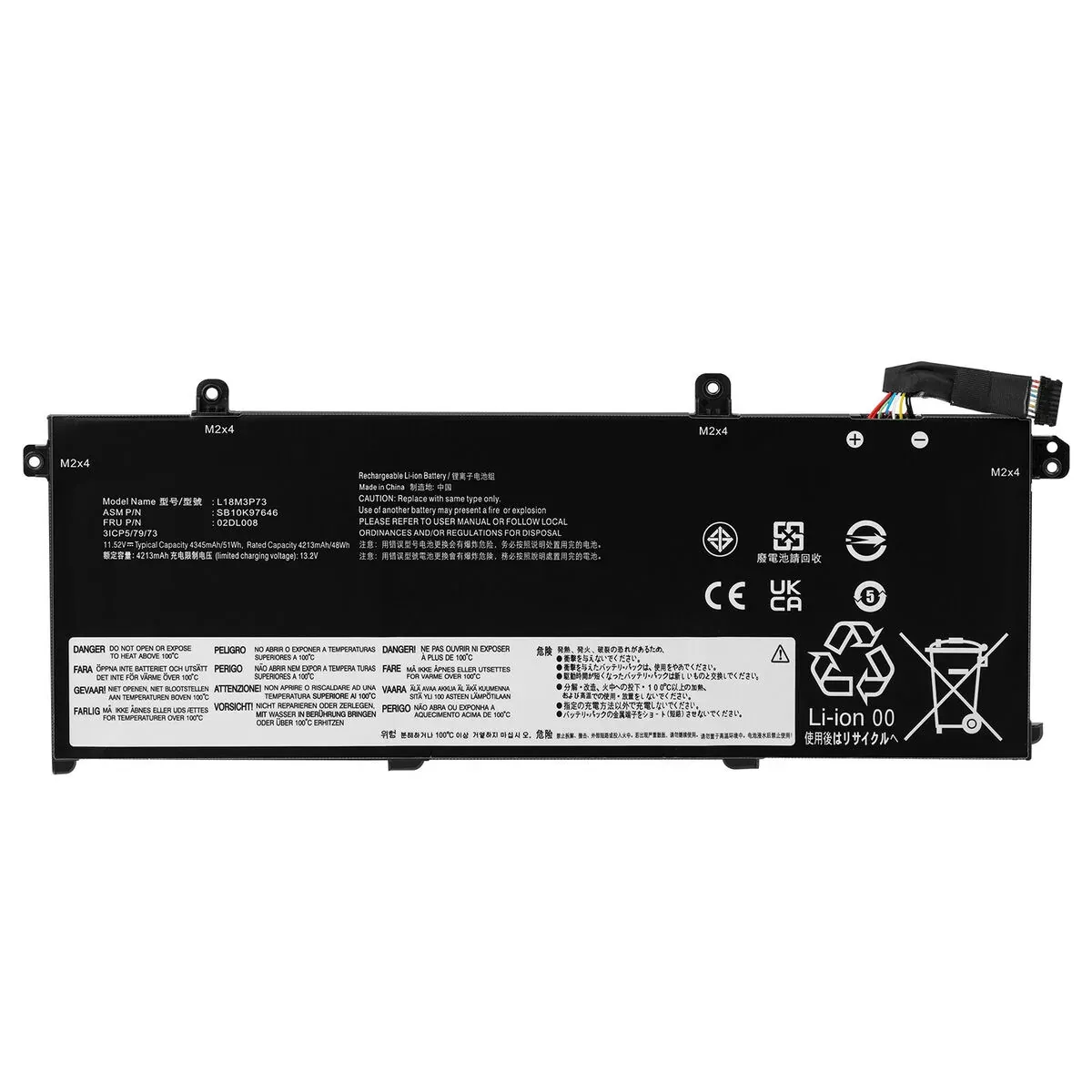 Battery Lenovo 02DL008 Compatible