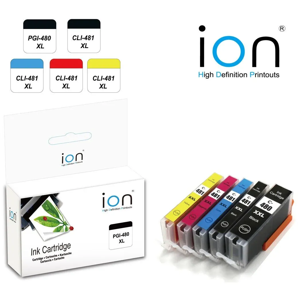 ION PGI480 / CLI481 CANON COMPATIBLE — BLACK
