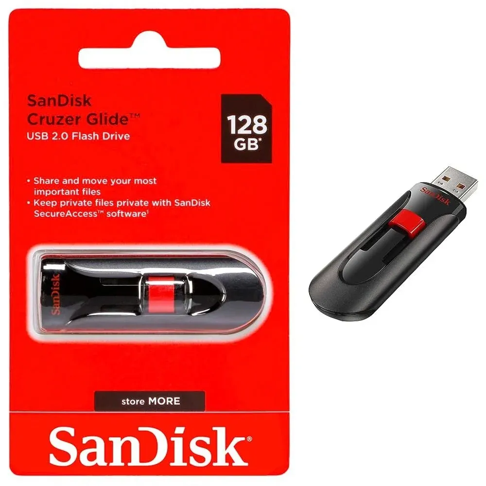 SANDISK GLIDE 32GB 64GB 128GB — 256GB