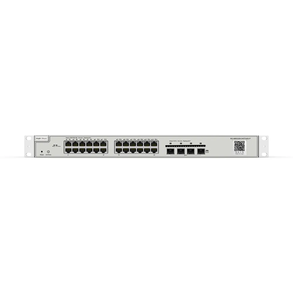 24-Port Gigabit Layer 2 Cloud Managed PoE Switch, 4 * 10G Uplink
