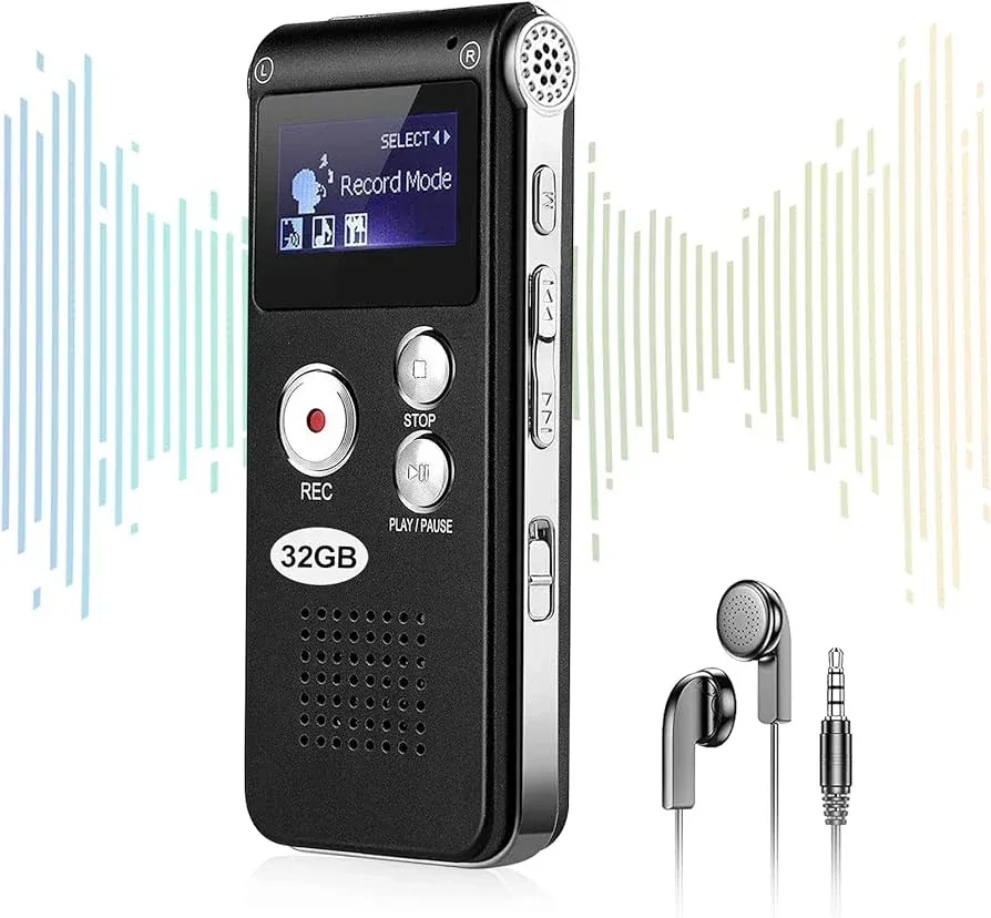 Digital Voice Recorder with Telephone Recording Kit